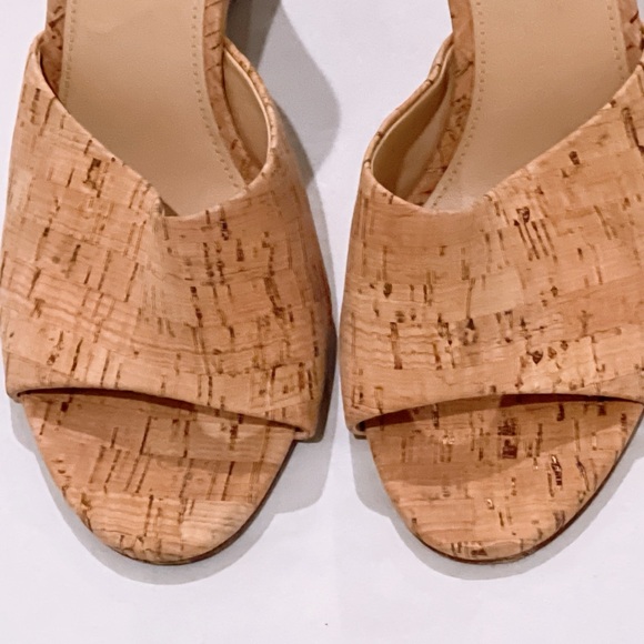 Veronica Beard Women's Dali Wedge Slide Cork Sandals size 8.5 - Picture 4 of 12